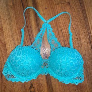 PINK VICTORIA'S SECRET DATE RACERBACK LACE BRA